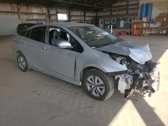 JTDKARFU4H3035803 - 2017 TOYOTA PRIUS SILVER photo 4