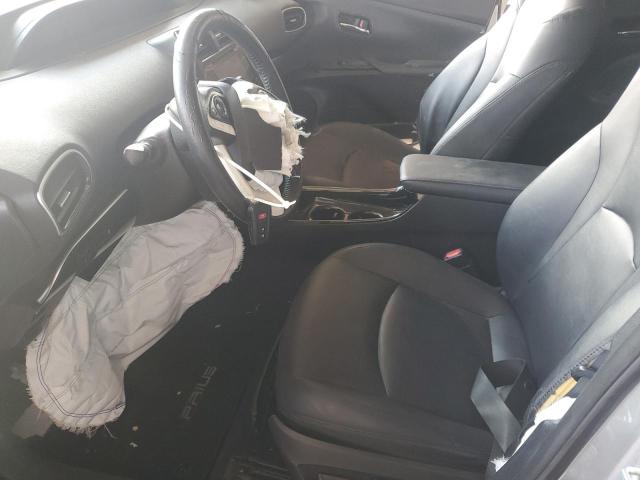 JTDKARFU4H3035803 - 2017 TOYOTA PRIUS SILVER photo 7