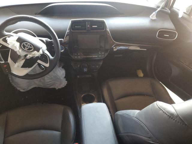 JTDKARFU4H3035803 - 2017 TOYOTA PRIUS SILVER photo 8