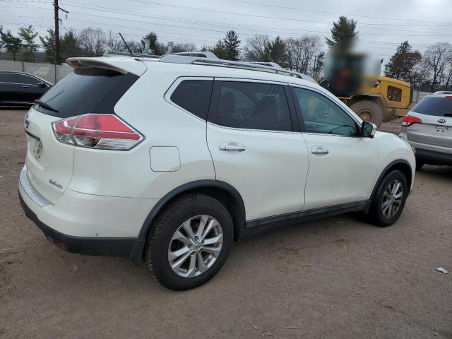 5N1AT2MV6FC802990 - 2015 NISSAN ROGUE S WHITE photo 3