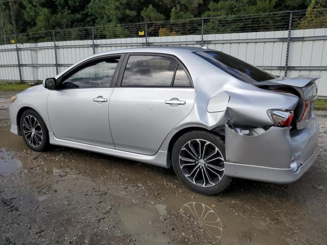 1NXBU4EEXAZ244365 - 2010 TOYOTA COROLLA BASE Gümüş foto 2
