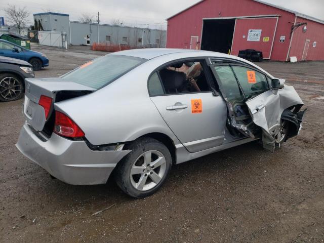 2HGFA16557H104037 - 2007 HONDA CIVIC LX SILVER photo 3