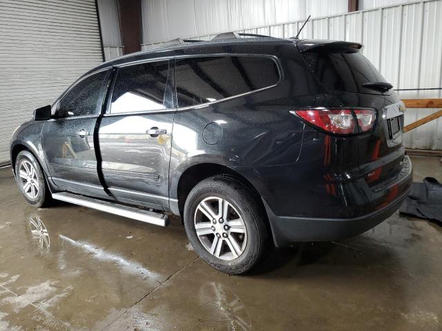 1GNKVHKD2FJ201787 - 2015 CHEVROLET TRAVERSE LT BLACK photo 2
