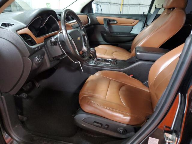 1GNKVHKD2FJ201787 - 2015 CHEVROLET TRAVERSE LT BLACK photo 7