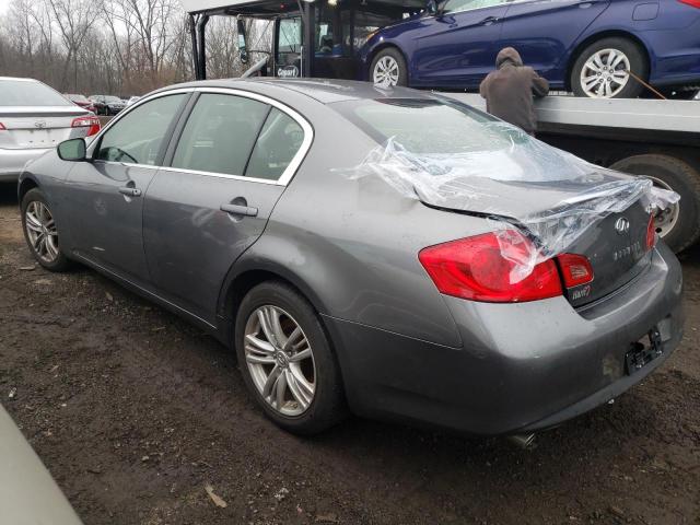 JN1DV6AR1CM862534 - 2012 INFINITI G25 GRAY photo 2