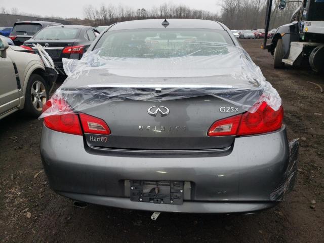 JN1DV6AR1CM862534 - 2012 INFINITI G25 GRAY photo 6