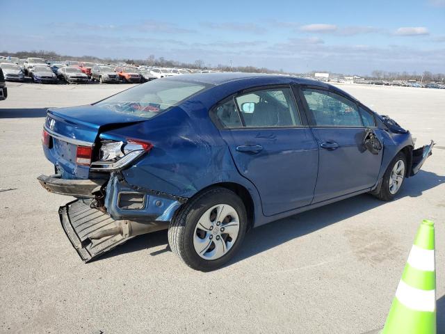 2HGFB2F52FH563978 - 2015 HONDA CIVIC LX BLUE photo 3