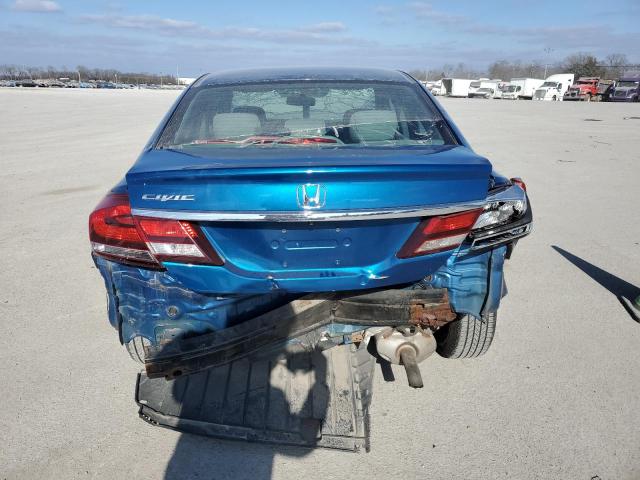 2HGFB2F52FH563978 - 2015 HONDA CIVIC LX BLUE photo 6