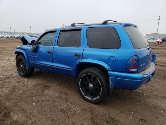 1B4HS28Y3WF214423 - 1998 DODGE DURANGO BLUE photo 2