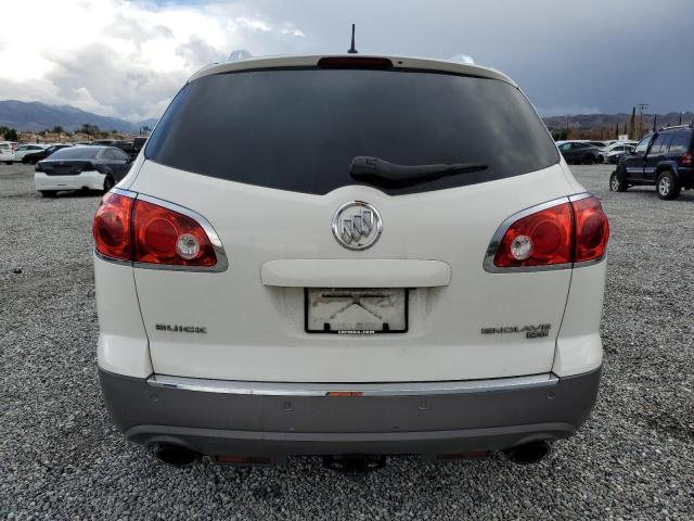 5GAKRBED0BJ284069 - 2011 BUICK ENCLAVE CXL WHITE photo 6