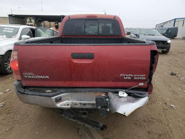 5TETU62N18Z521799 - 2008 TOYOTA TACOMA PRERUNNER ACCESS CAB RED photo 6