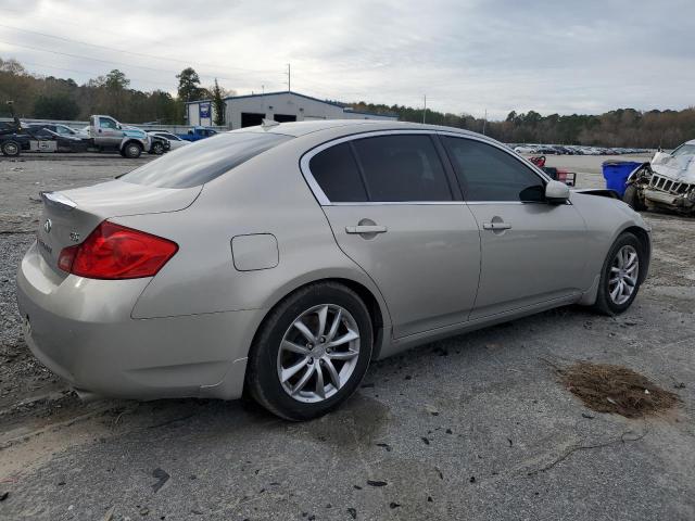 JNKBV61E08M206669 - 2008 INFINITI G35 BEIGE photo 3