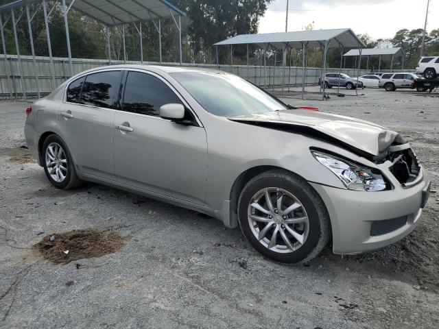 JNKBV61E08M206669 - 2008 INFINITI G35 BEIGE photo 4