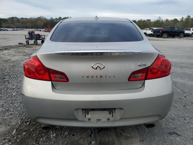 JNKBV61E08M206669 - 2008 INFINITI G35 BEIGE photo 6