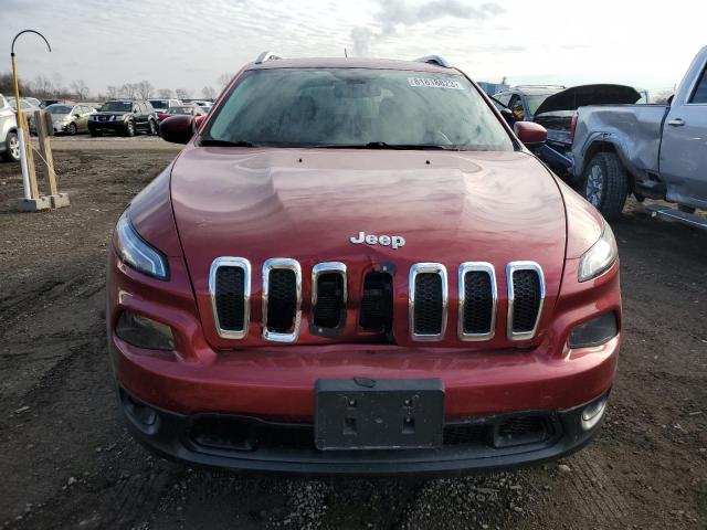 1C4PJLCB5FW670675 - 2015 JEEP CHEROKEE LATITUDE RED photo 5