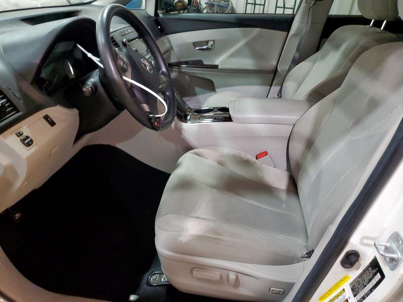 4T3ZA3BB8BU051717 - 2011 TOYOTA VENZA WHITE photo 7