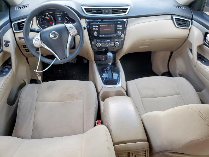 KNMAT2MTXGP607715 - 2016 NISSAN ROGUE S თეთრი ფოტო 8