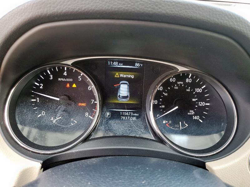 KNMAT2MTXGP607715 - 2016 NISSAN ROGUE S თეთრი ფოტო 9