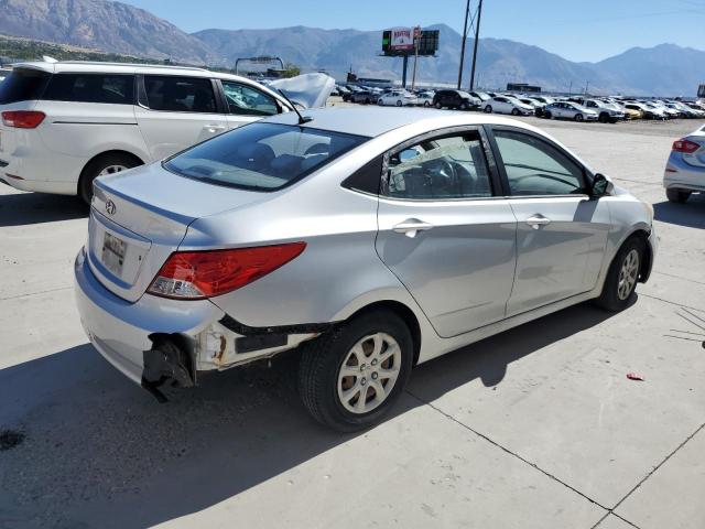 KMHCT4AEXDU273186 - 2013 HYUNDAI ACCENT GLS 银色 照片 3
