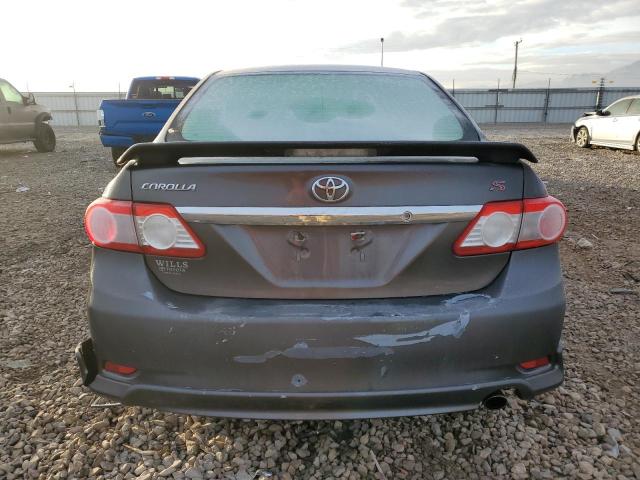 5YFBU4EE9DP137037 - 2013 TOYOTA COROLLA BASE GRAY photo 6