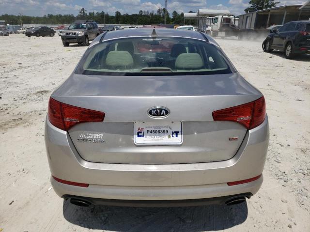 KNAGM4A76B5109880 - 2011 KIA OPTIMA LX SILVER photo 6