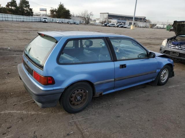 2HGED6342MH586375 - 1991 HONDA CIVIC BLUE photo 3