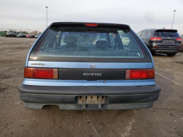 2HGED6342MH586375 - 1991 HONDA CIVIC BLUE photo 6