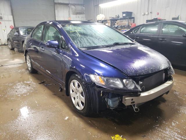 1HGFA165X9L026831 - 2009 HONDA CIVIC LX BLUE photo 4