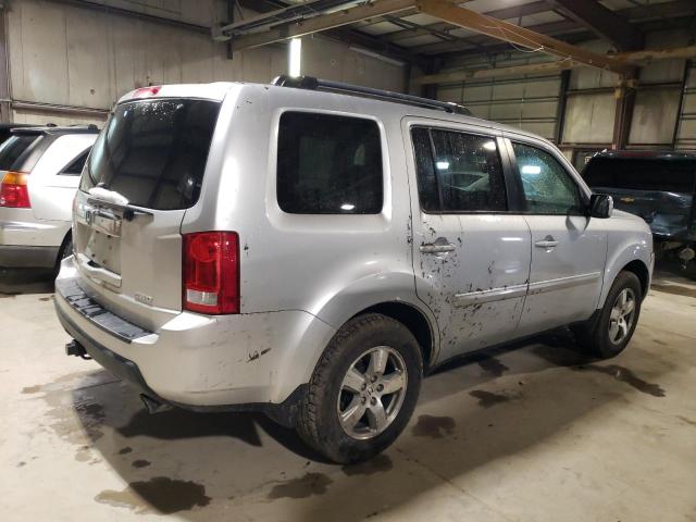 5FNYF4H4XBB054135 - 2011 HONDA PILOT EX SILVER photo 3