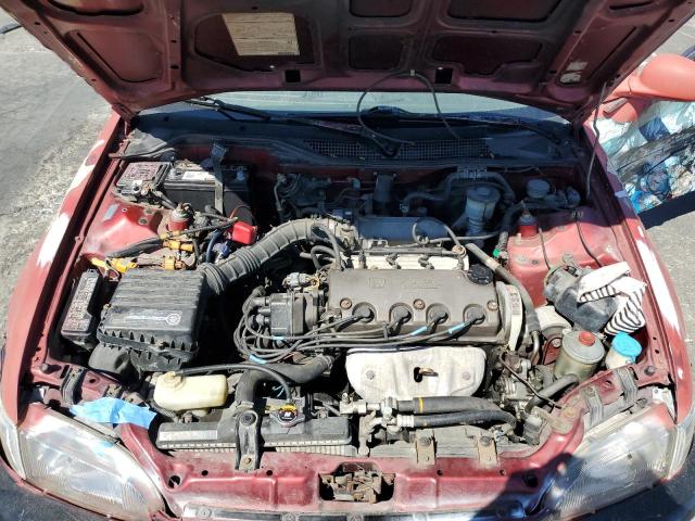 JHMEH959XSS004041 - 1995 HONDA CIVIC EX წითელი ფოტო 11