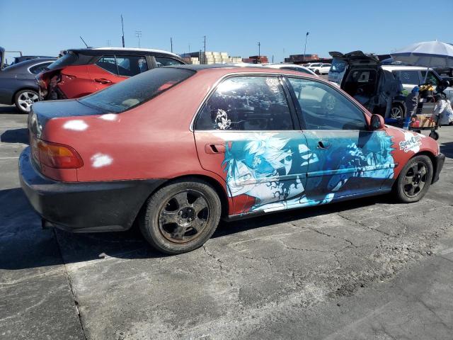 JHMEH959XSS004041 - 1995 HONDA CIVIC EX წითელი ფოტო 3