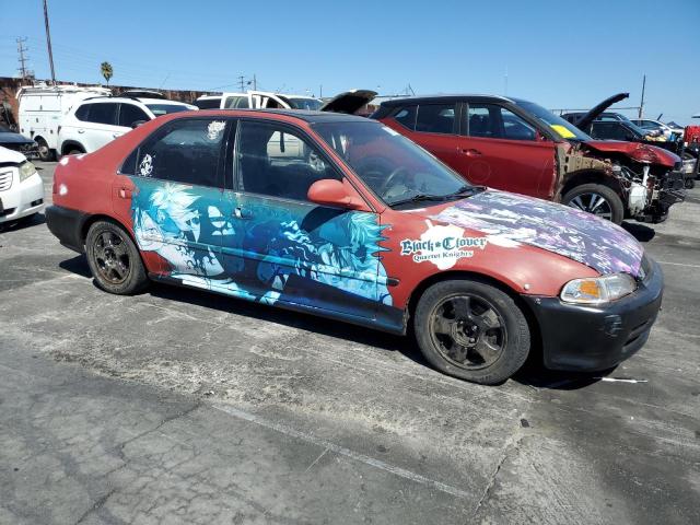 JHMEH959XSS004041 - 1995 HONDA CIVIC EX წითელი ფოტო 4