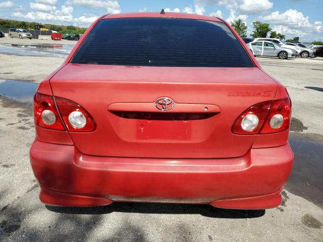 2T1BR32E16C598512 - 2006 TOYOTA COROLLA CE RED photo 6