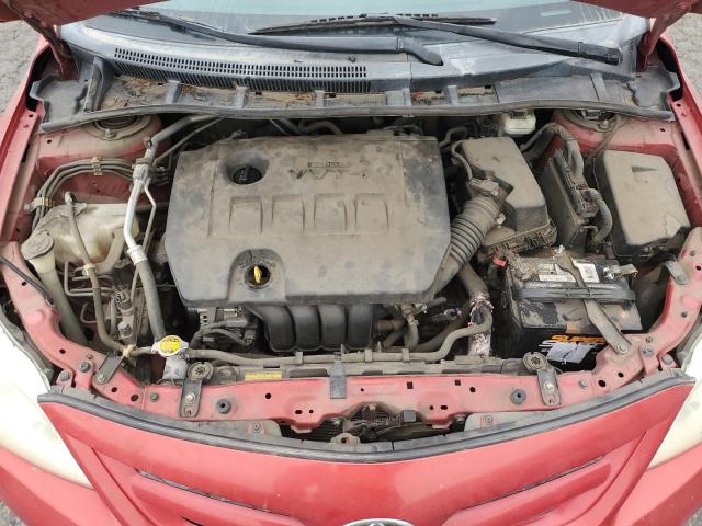 5YFBU4EE5DP115357 - 2013 TOYOTA COROLLA BASE Красный фото 11