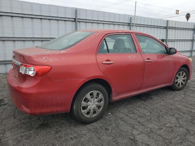 5YFBU4EE5DP115357 - 2013 TOYOTA COROLLA BASE Красный фото 3