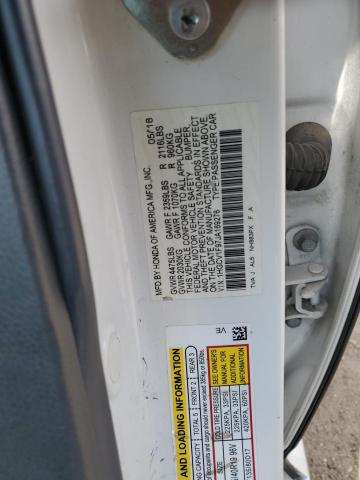 1HGCV1F97JA169276 - 2018 HONDA ACCORD TOURING Ağ foto 12