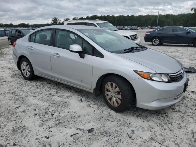 2HGFB2F58CH301846 - 2012 HONDA CIVIC LX SILVER photo 4