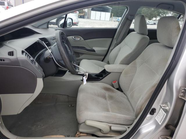 2HGFB2F58CH301846 - 2012 HONDA CIVIC LX SILVER photo 7