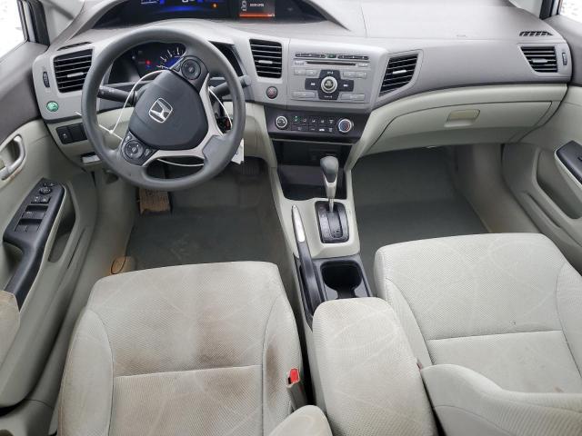 2HGFB2F58CH301846 - 2012 HONDA CIVIC LX SILVER photo 8