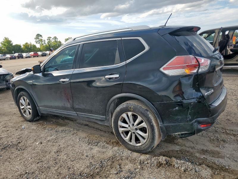 KNMAT2MT1FP578619 - 2015 NISSAN ROGUE S BLACK photo 2