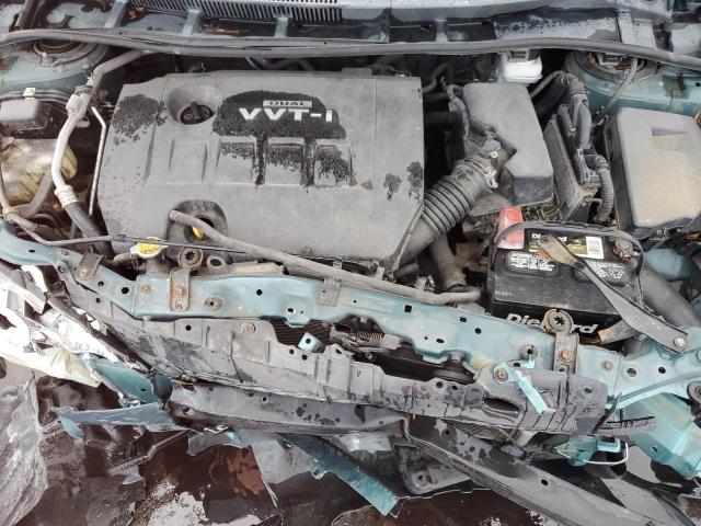 2T1BU4EE2AC290645 - 2010 TOYOTA COROLLA BASE Grün Foto 11