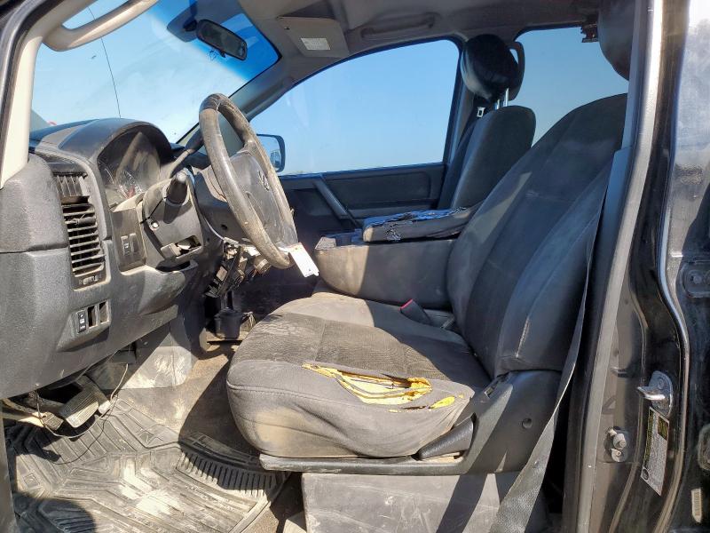 1N6AA07D48N338152 - 2008 NISSAN TITAN XE შავი ფოტო 7