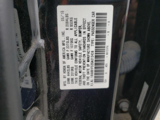 19UUB1F52GA013438 - 2016 ACURA TLX TECH BLACK photo 12