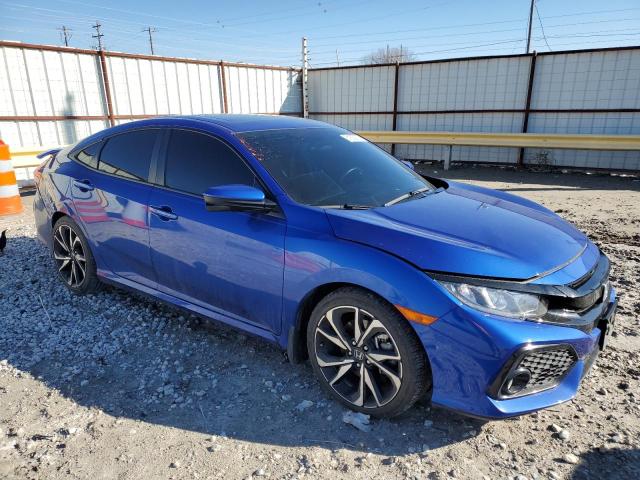 2HGFC1E58KH705608 - 2019 HONDA CIVIC SI BLUE photo 4