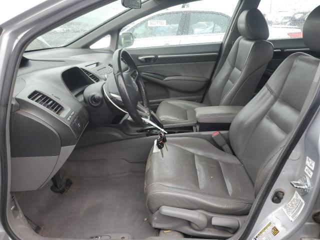 2HGFA16999H346898 - 2009 HONDA CIVIC EXL SILVER photo 7