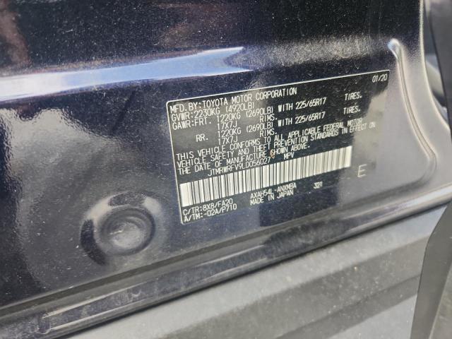 JTMRWRFV9LD056027 - 2020 TOYOTA RAV4 XLE BLUE photo 13