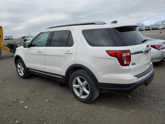 1FM5K7D83JGA96767 - 2018 FORD EXPLORER XLT WHITE photo 2