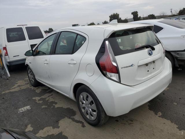 JTDKDTB3XF1583640 - 2015 TOYOTA PRIUS C WHITE photo 2