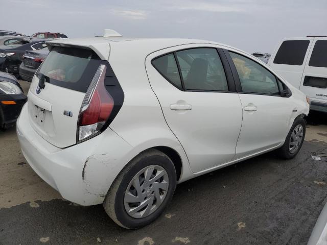 JTDKDTB3XF1583640 - 2015 TOYOTA PRIUS C WHITE photo 3