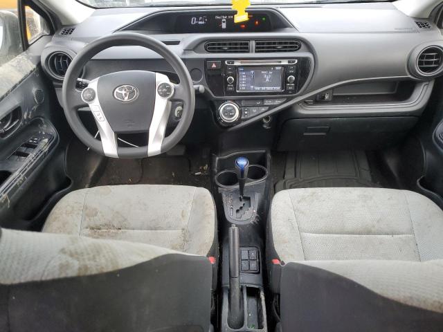 JTDKDTB3XF1583640 - 2015 TOYOTA PRIUS C WHITE photo 8